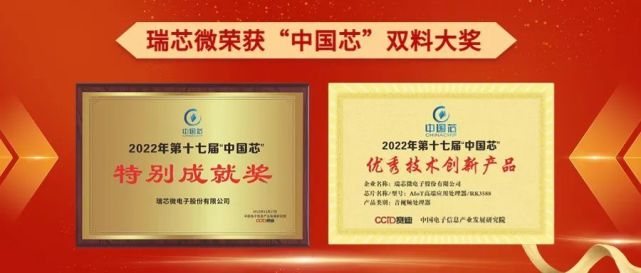 Rockchip võitis China Core'i erisaavutuste auhinna ja RK3588 võitis auhinna suurepäraste tehnoloogiliste uuenduste eest