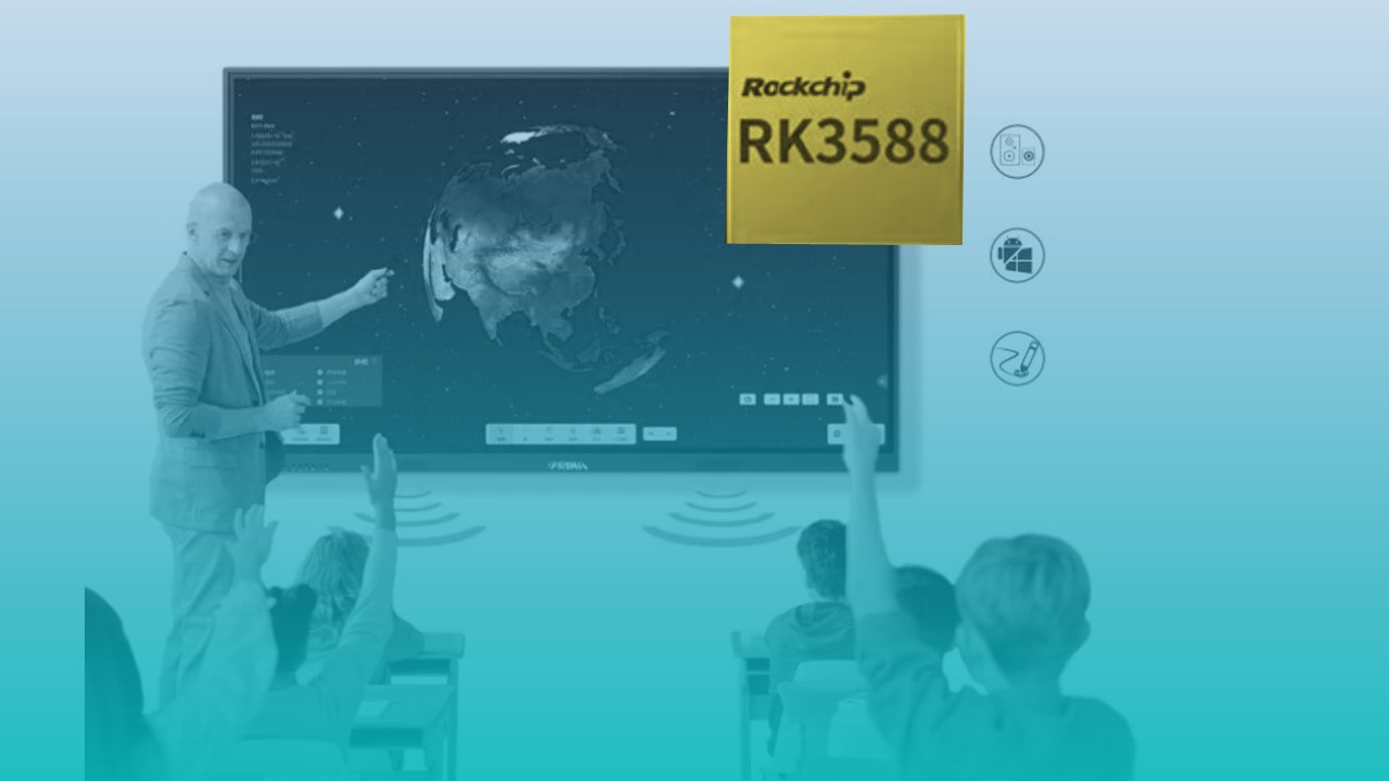 Varustatud RK3588 ï¼ nutika suure ekraaniga väljalasega, et kiirendada haridustööstuse digitaalset ümberkujundamist
