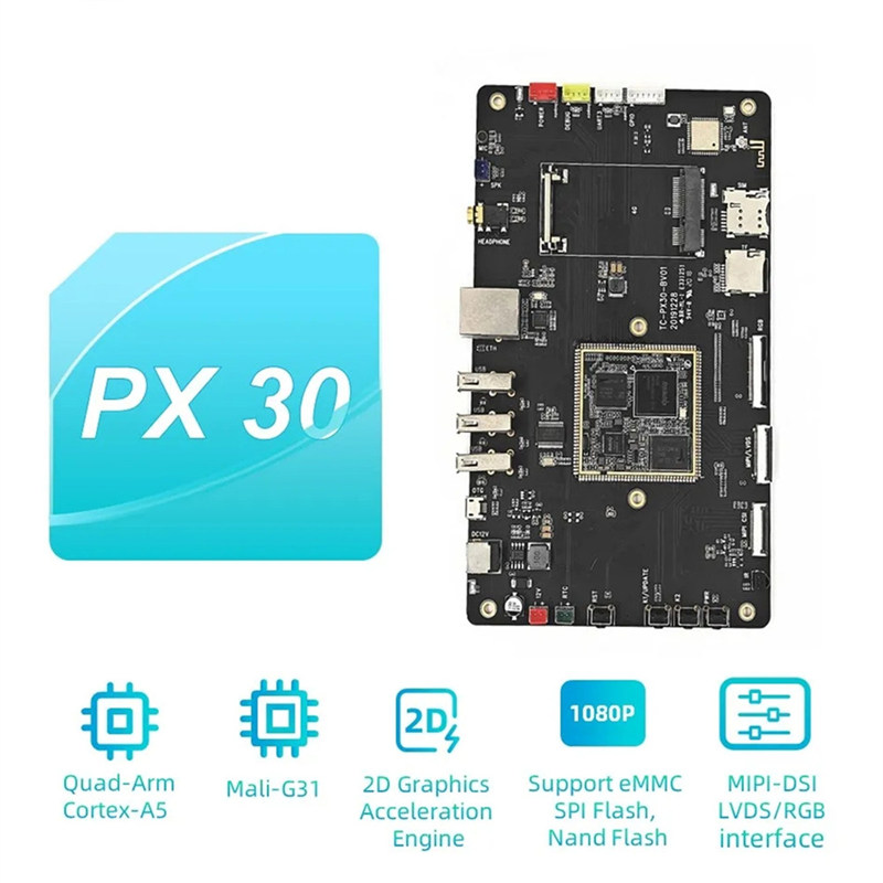 Rockchip PX30 neljatuumaline 64-bitine arendusnõukogu